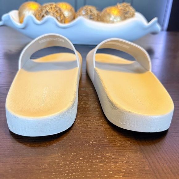 Men’s Allsaints Underground Slip On Slide Sandals - White/Cream - US 10 / EU 43 - Picture 10 of 14